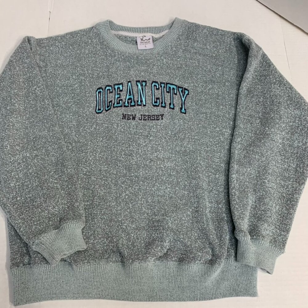 Ocean City NJ Ragwear Sweatshirt Womens Size Large Gray